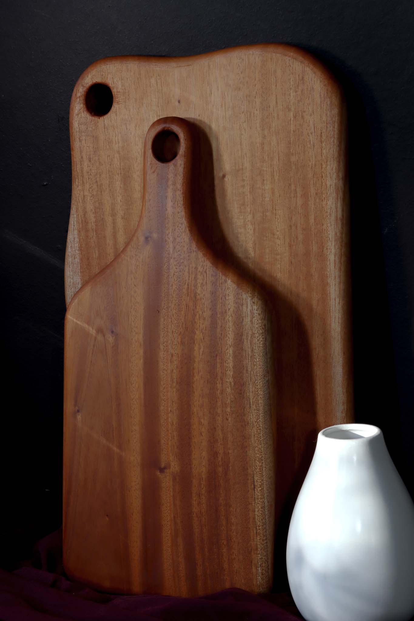 Mahogany Basic Handle Wooden Chopping Board