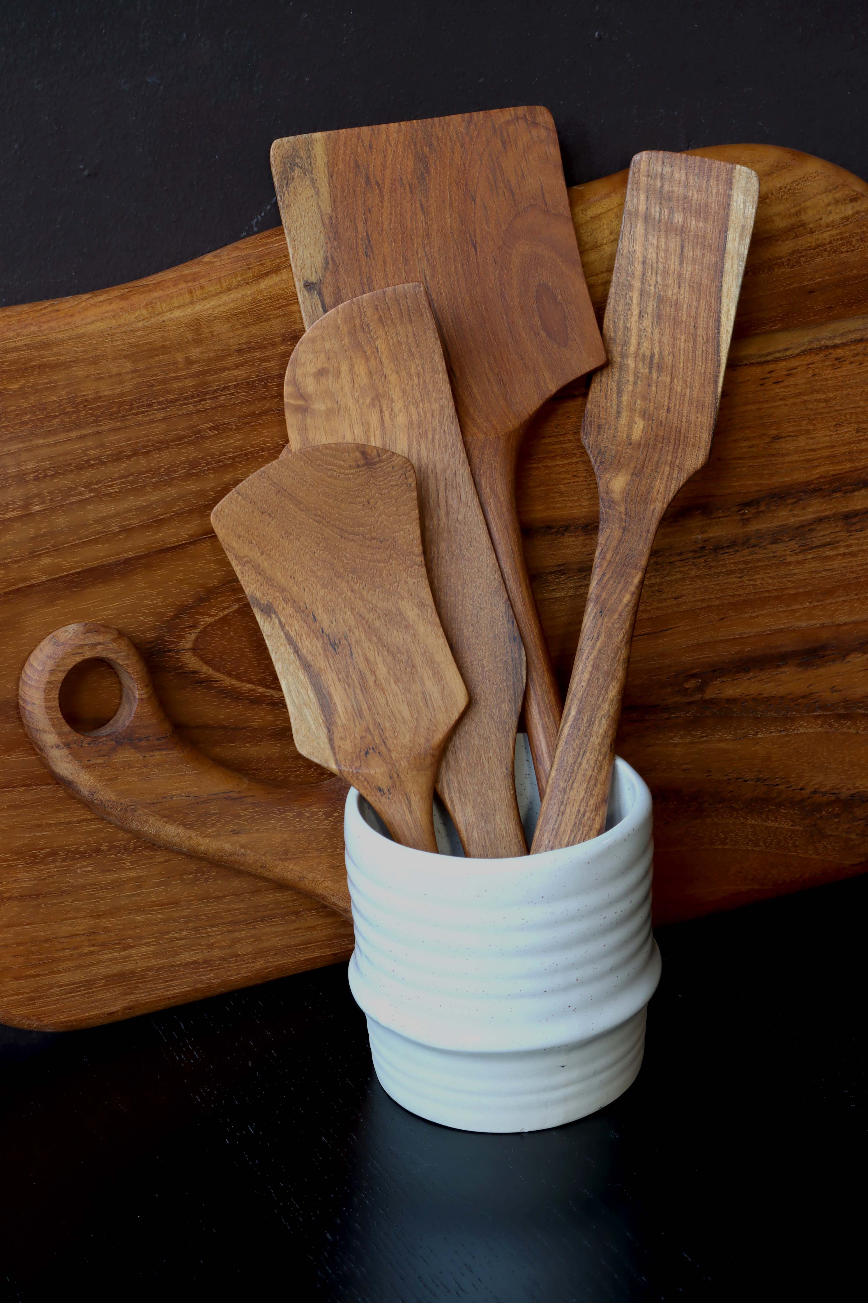 Prestigious Teak Utensil Set